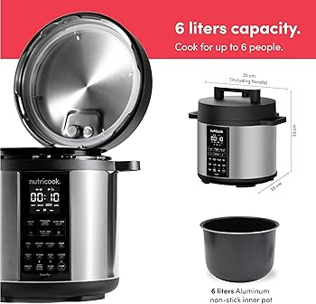 Nutricook Smart Pot 2 Pressure Cooker 6 liters