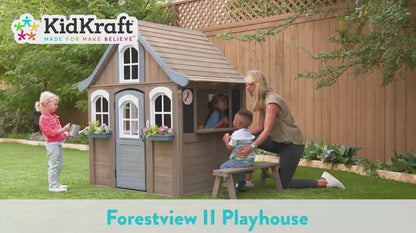 KidKraft Forestview II Wooden Playhouse