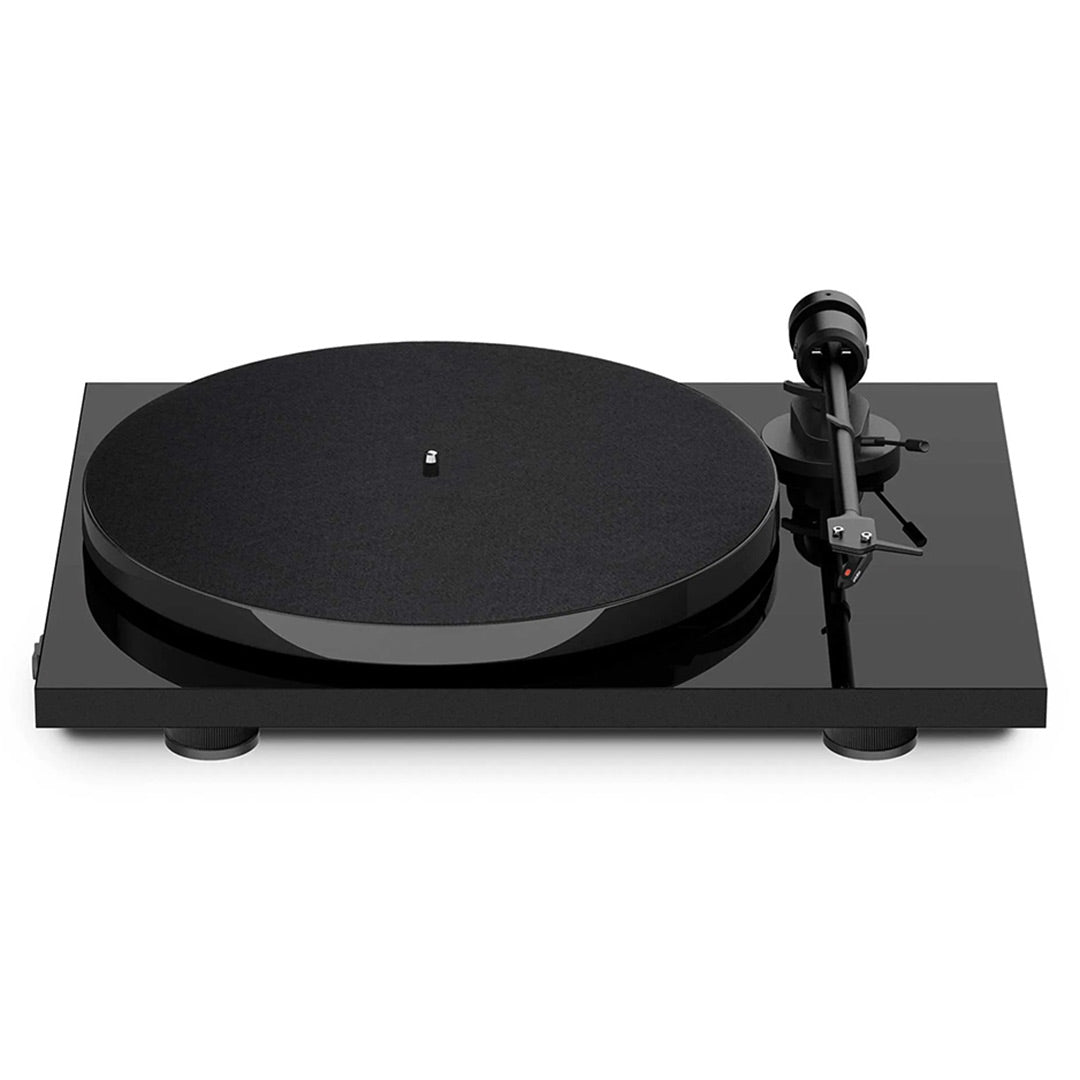 Pro-Ject E1 Phono Plug and Play Entry Level Turntable, High Gloss Black