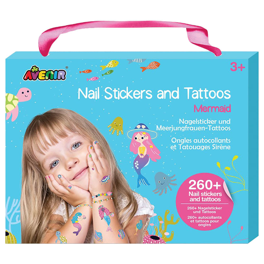 Avenir - Nail Stickers and Tattoos - Mermaid