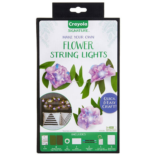 Crayola DIY Series Make Your Own Flower String Lights