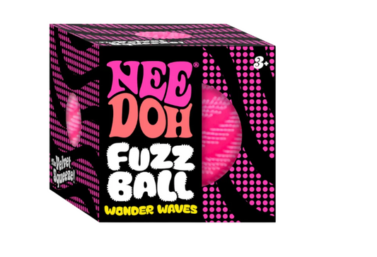 Schylling -NeeDoh Super Fuzz Ball  Squishy Fidget Toy Assorted