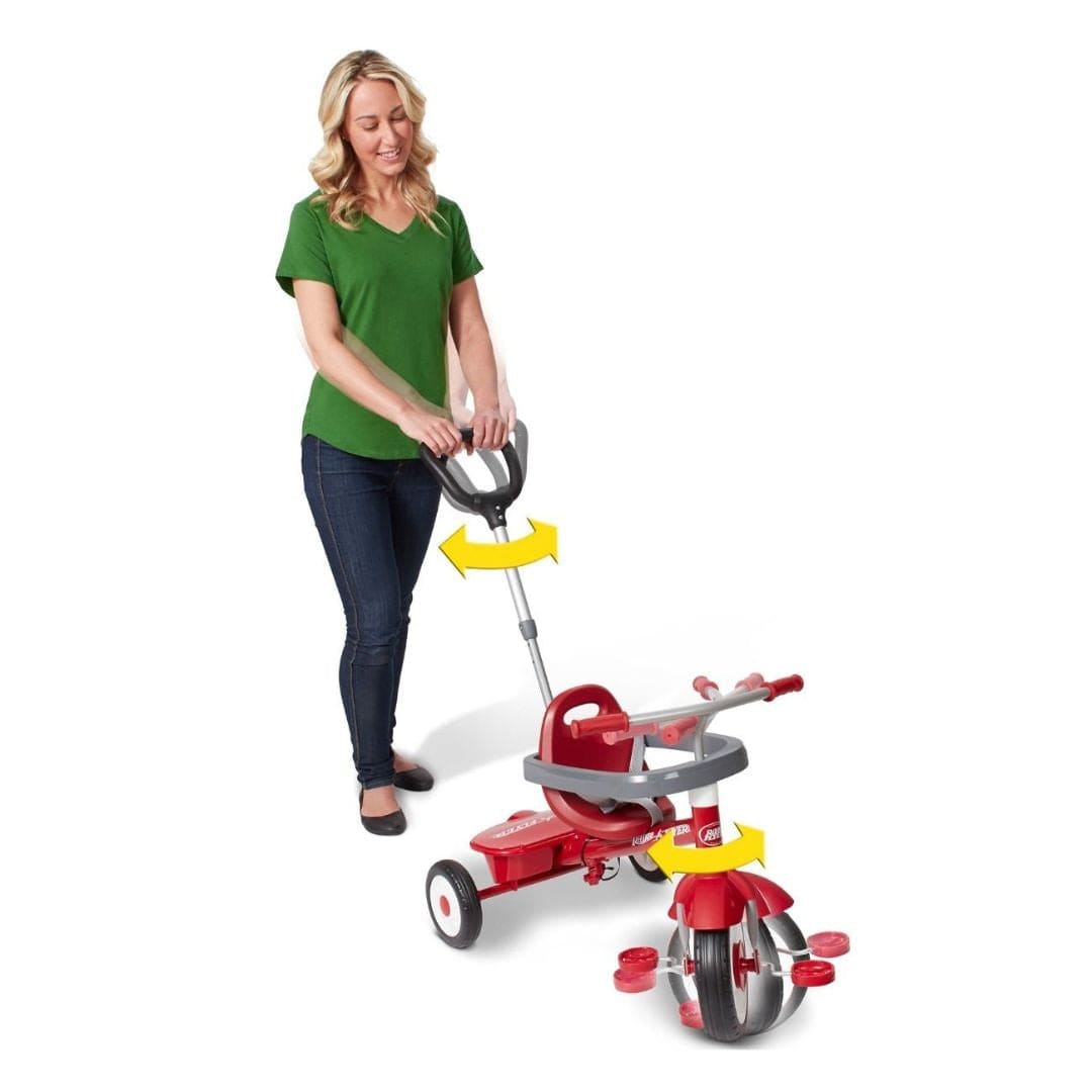 Radio Flyer Babies Radio Flyer 3-in-1 Stroll N Trike - Red