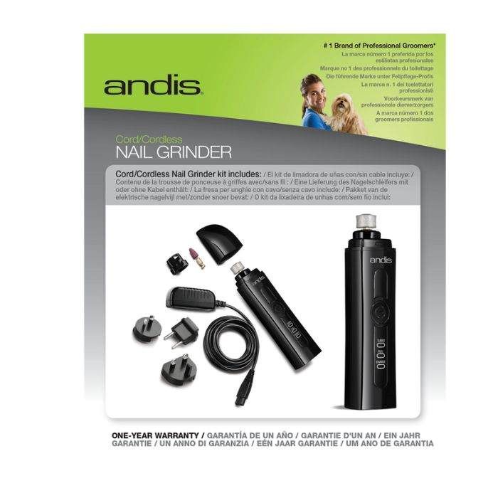 Andis Cng-1 Nail Grinder, Cord, Cordless 2 Speed