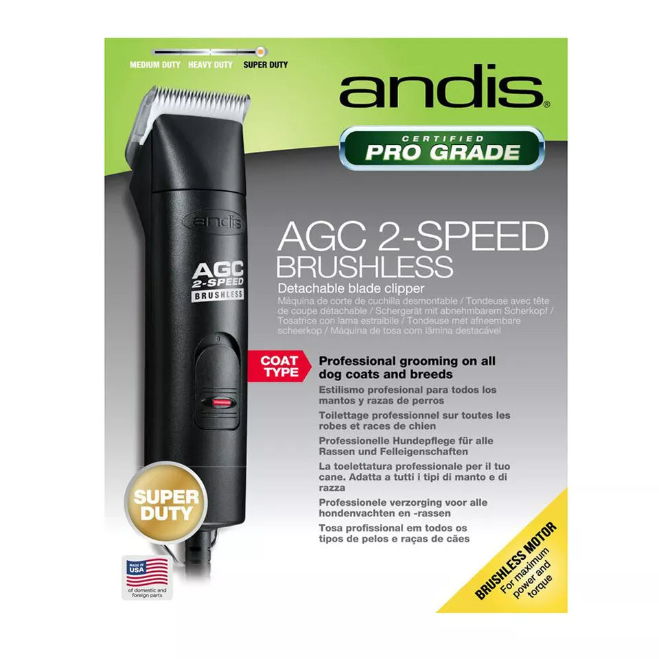 Andis AGC 2-Speed Brushless Clipper Black