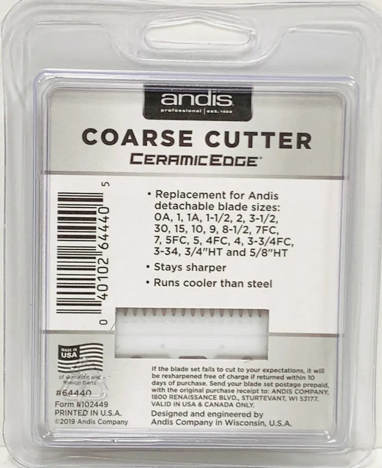 Andis CeramicEdge® Detachable Blade — Coarse Cutter