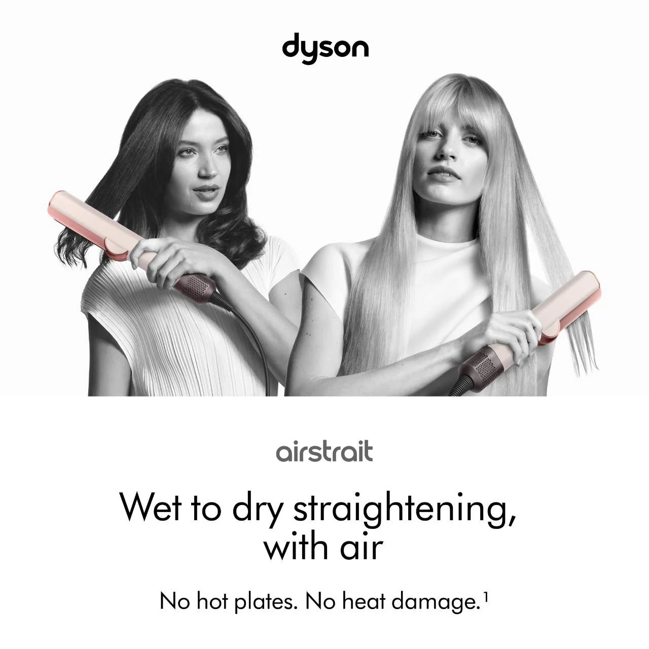 Dyson Airstrait straightener In Ceramic Pink