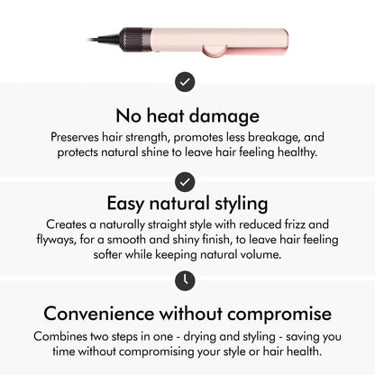 Dyson Airstrait straightener In Ceramic Pink