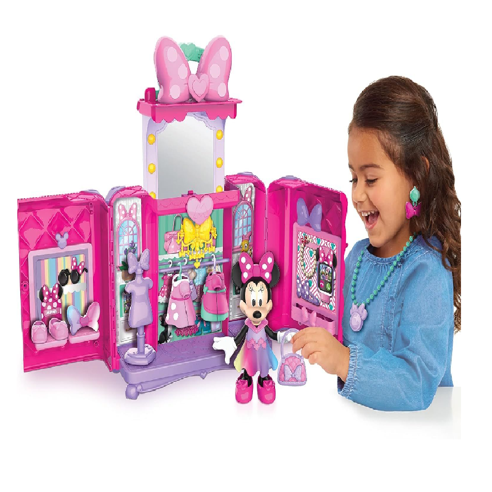 Disney Junior - Mickey Mouse Minnie Mouse Sweet Reveals Glam & Glow Playset (JP-89933)
