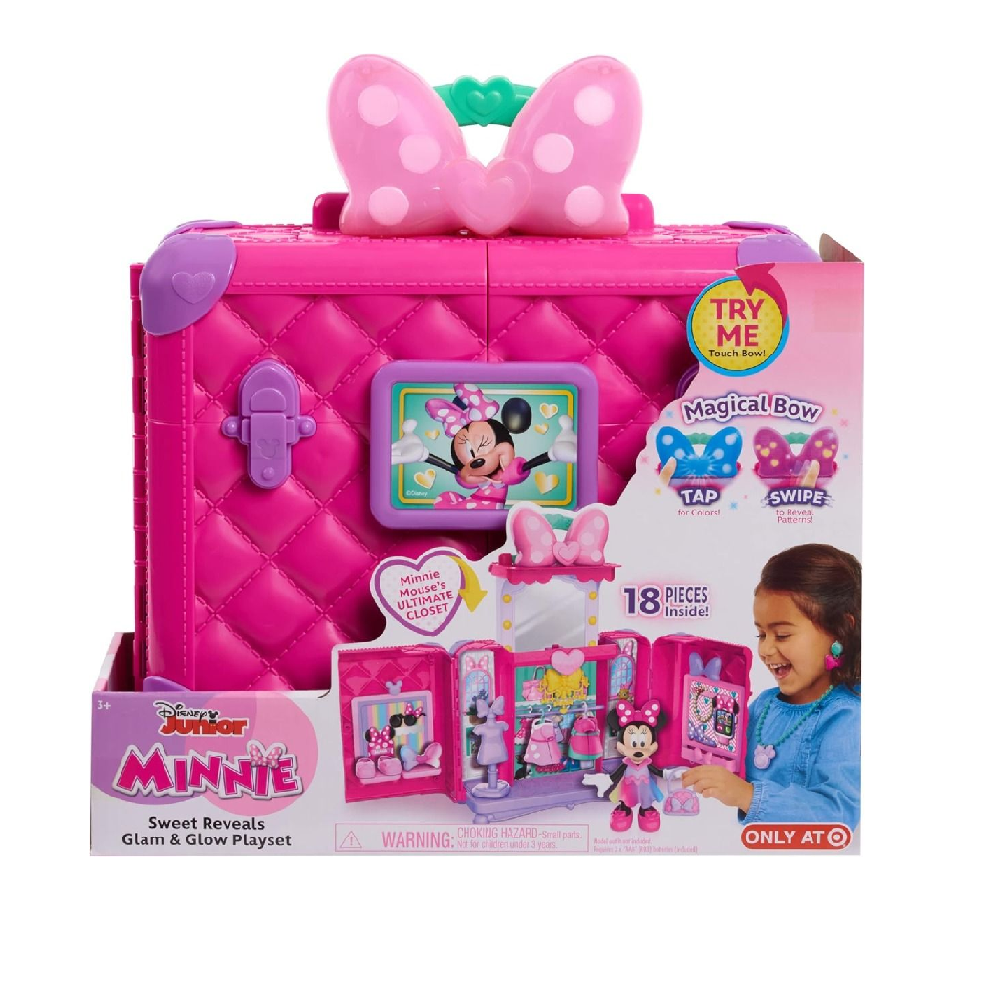 Disney Junior - Mickey Mouse Minnie Mouse Sweet Reveals Glam & Glow Playset (JP-89933)
