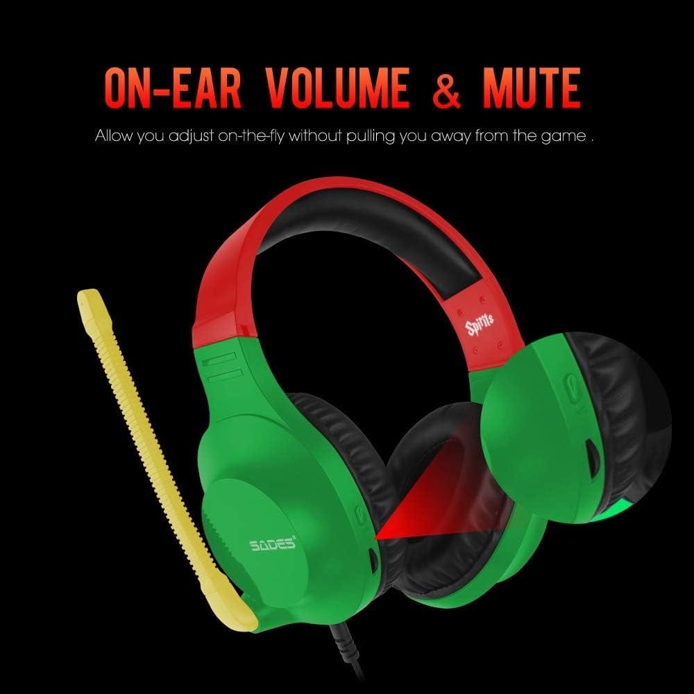 Sades Gaming Sades Spirits Gaming Headset - Rasta