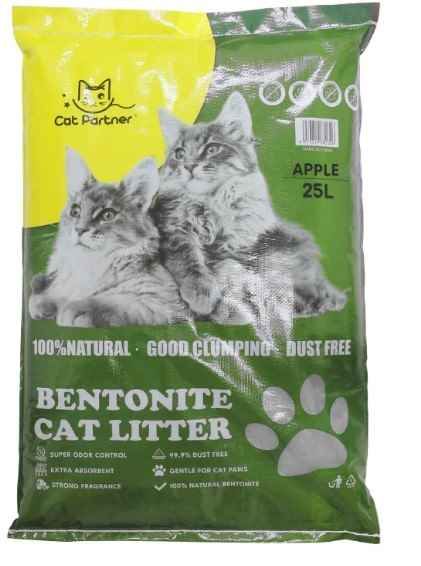 Cat Partner Bentonite Dust Free Clumping Litter 25L