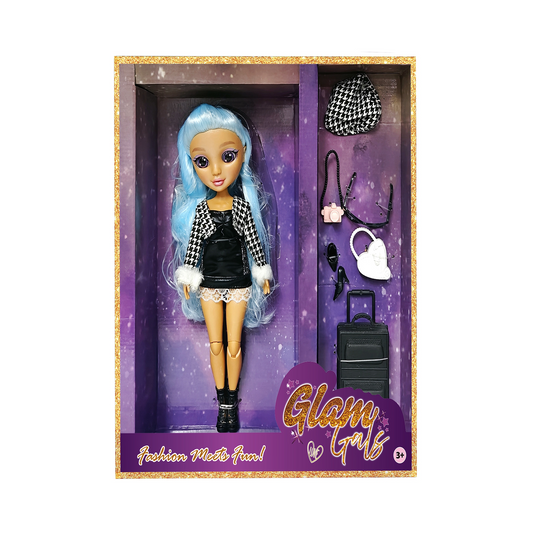 Kaiwell - Fashion Doll Cool Glam Girlz 9"