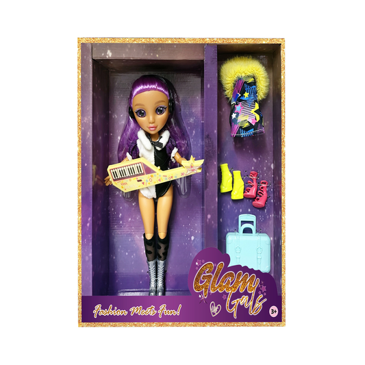 Kaiwell - Fashion Doll Music Party Glam Girlz 9"