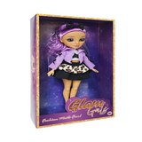Kaiwell - Fashion Doll Purple Poseable Glam Girlz 9"