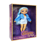 Kaiwell - Fashion Doll Blue Poseable Glam Girlz 9"