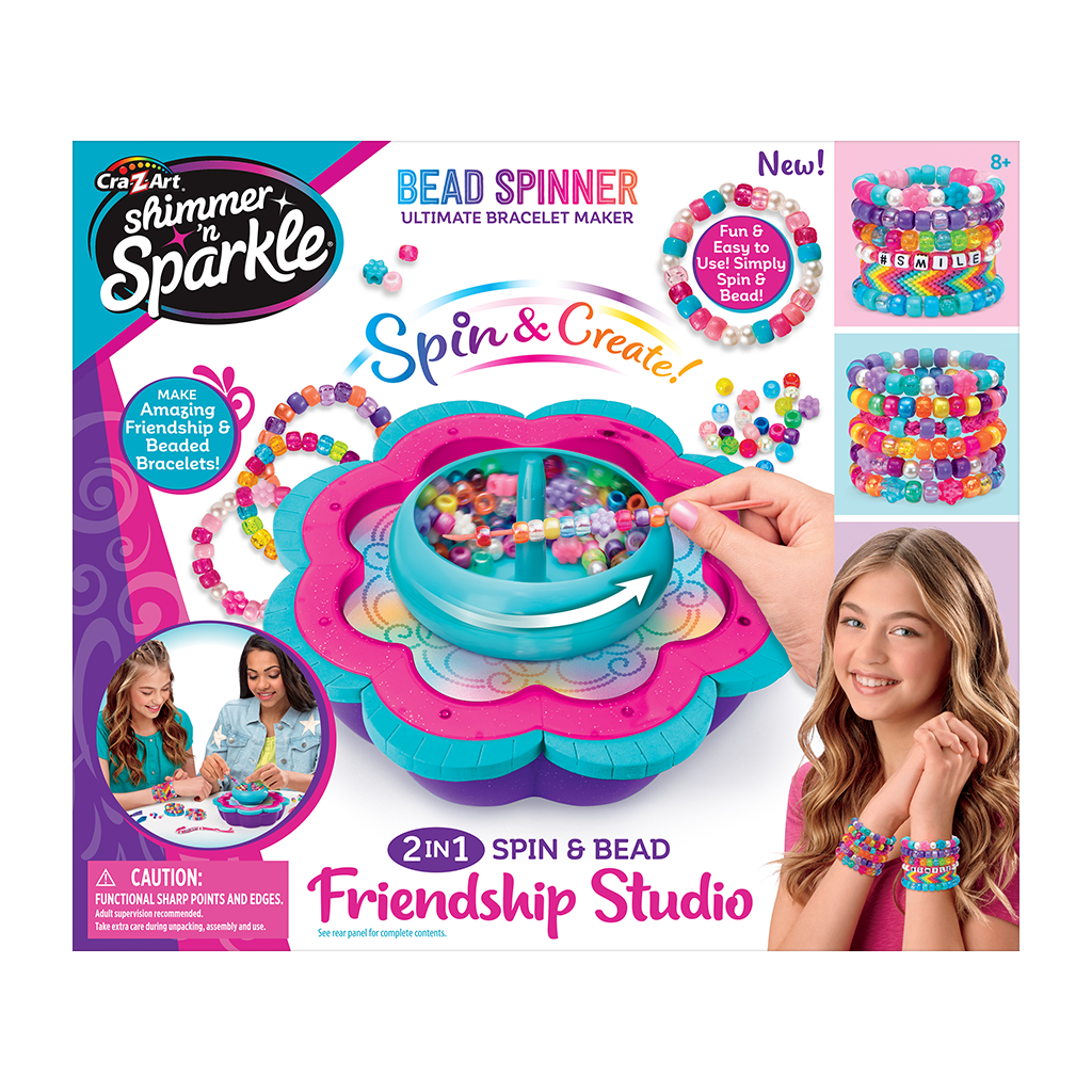 Shimmer N Sparkle - 2in1 Spin & Bead Friendship Studio