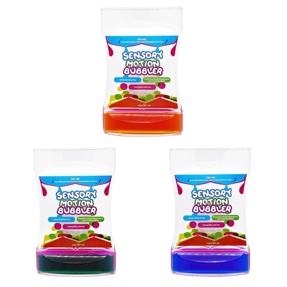 Sensory Motion Bubbler Arts & Crafts Sensory Motion Bubbler Small Drop (4 Assorted)