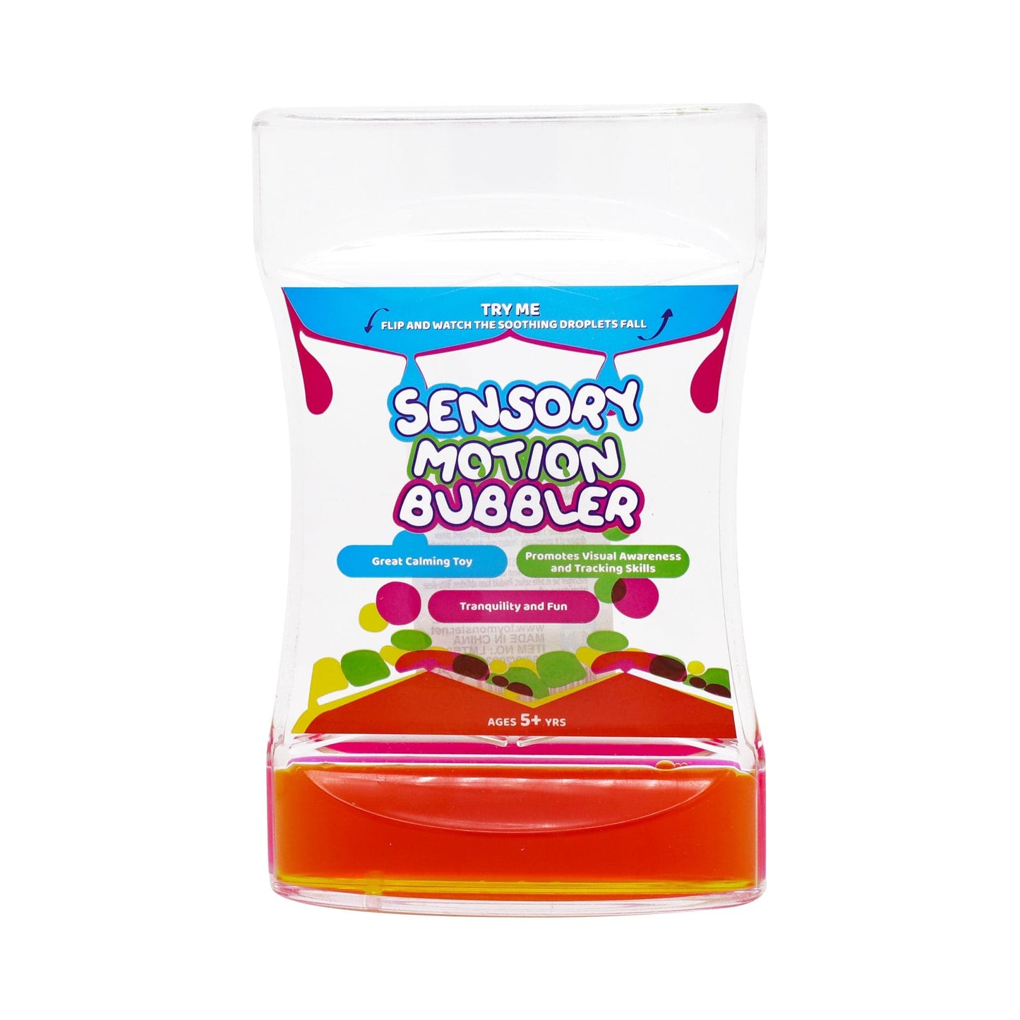 Sensory Motion Bubbler Arts & Crafts Sensory Motion Bubbler Small Drop (4 Assorted)