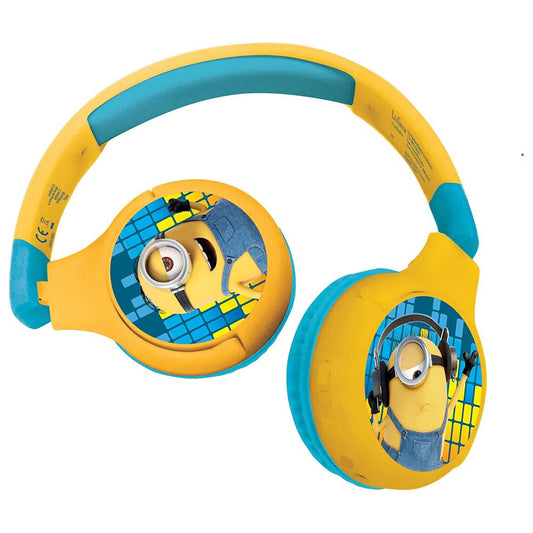 Lexibook - Minions 2-in-1 Foldable Headphones