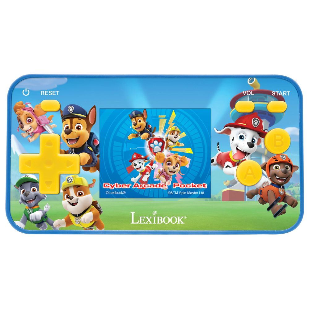 Lexibook - Paw Patrol Handheld Console Cyber Arcade 1.8'' 150 Games