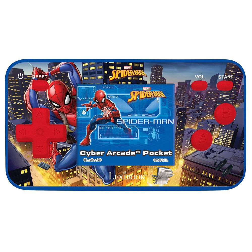 Lexibook - Spiderman Handheld Console Cyber Arcade 1.8'' 150 Games