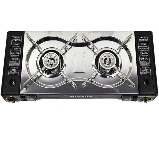 Portable Two Burner Gas Stove