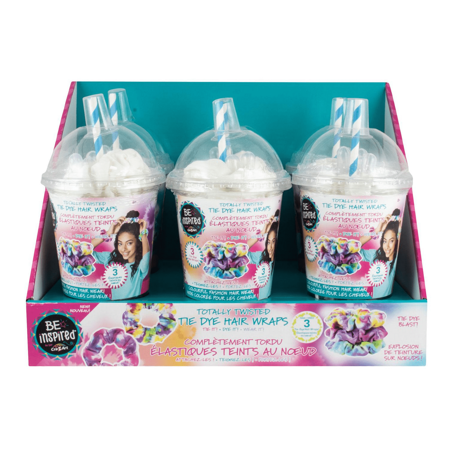 Shimmer N Sparkle Shimmer N Sparkle Totally Twisted Tie Dye Hair Wraps