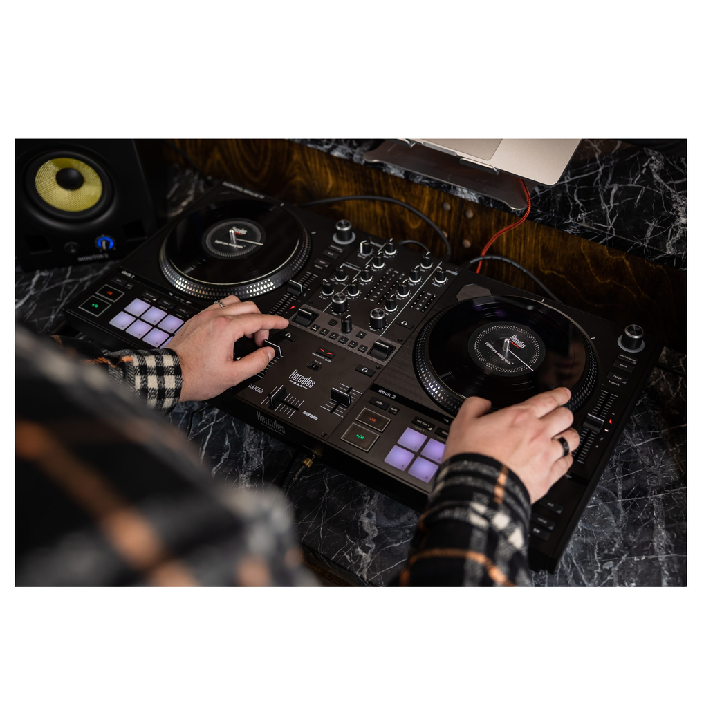 Hercules DJControl Inpulse T7 2-Deck Motorized DJ Controller Black HER-DJ-INPULSE-T7