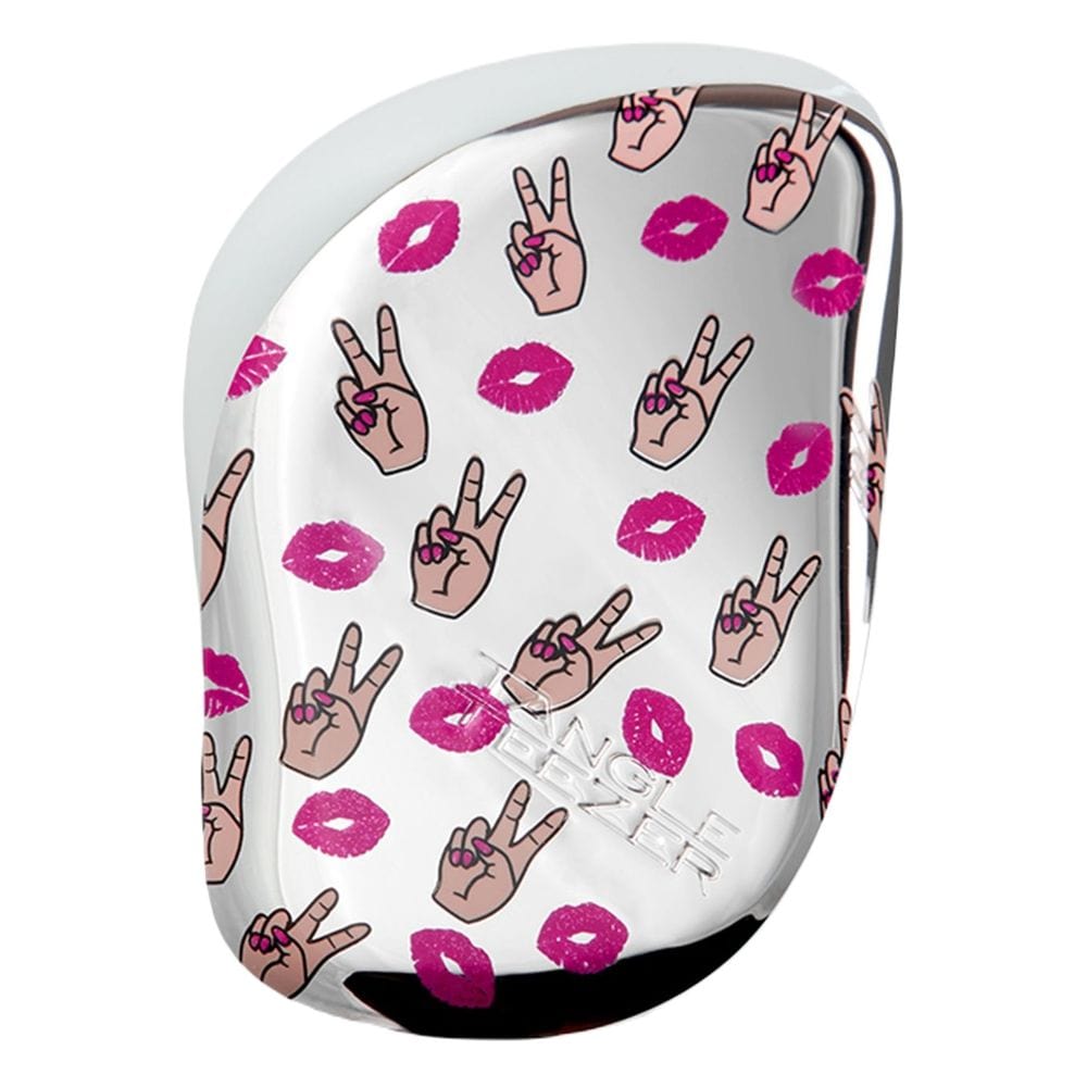 Tangle Teezer Hair Brush Compact Styler - Lucy & Lydia - Peace & Pout