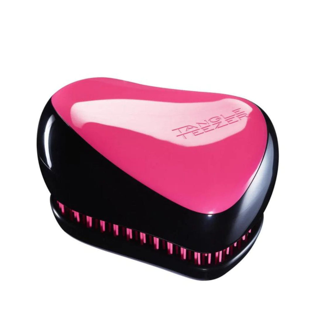 Tangle Teezer Hair Brush T.T Compact Pink Sizzle (black&pink)