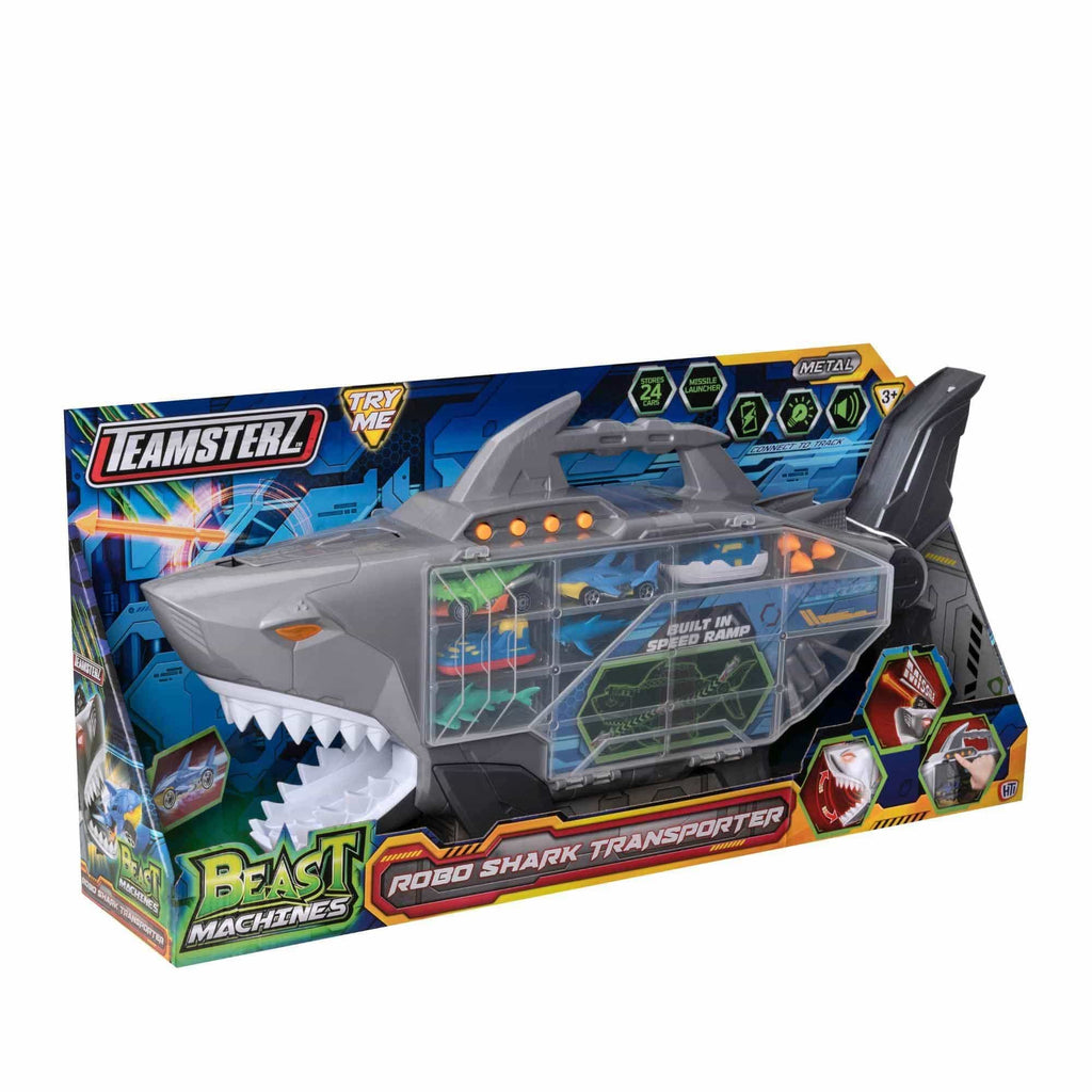 Teamsterz Toys Teamsterz Beast Machines Robo Shark Transporter