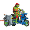 Teenage Mutant Ninja Turtles Action Figures TMNT Battle Cycle With Raphael