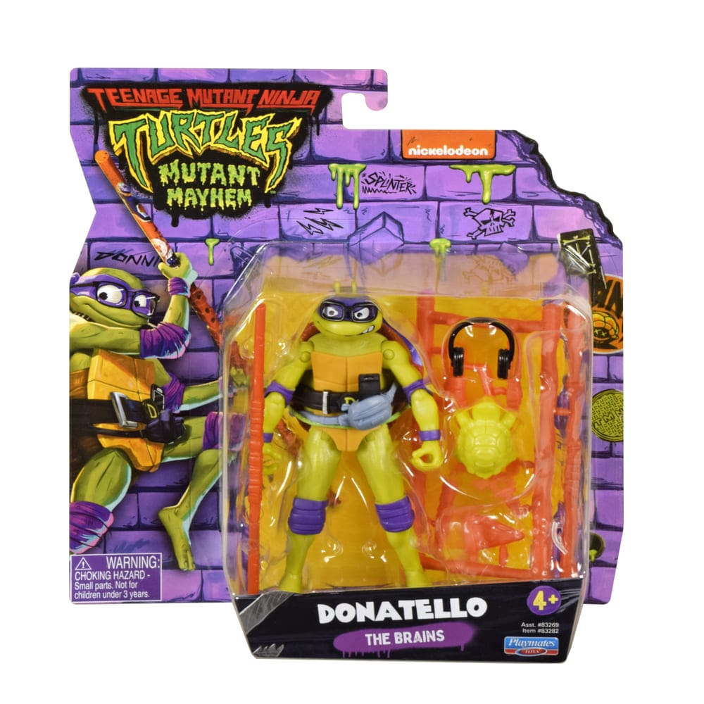 Teenage Mutant Ninja Turtles Action Figures TMNT Donatello The Brains Basic Figure