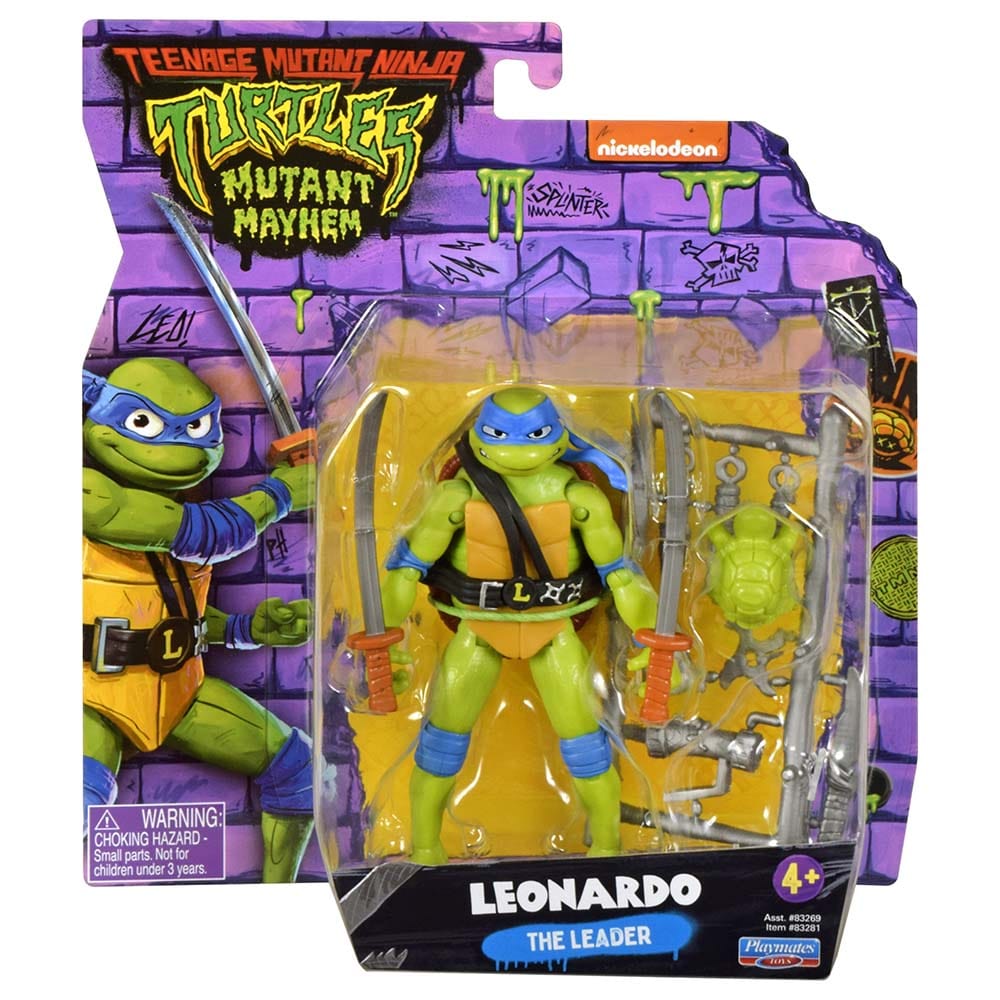 Teenage Mutant Ninja Turtles Action Figures TMNT Leonardo The Leader Basic Figure