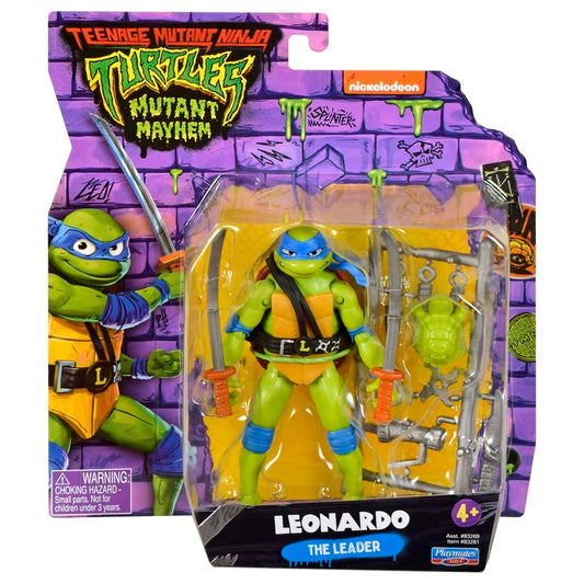 Teenage Mutant Ninja Turtles Action Figures TMNT Leonardo The Leader Basic Figure