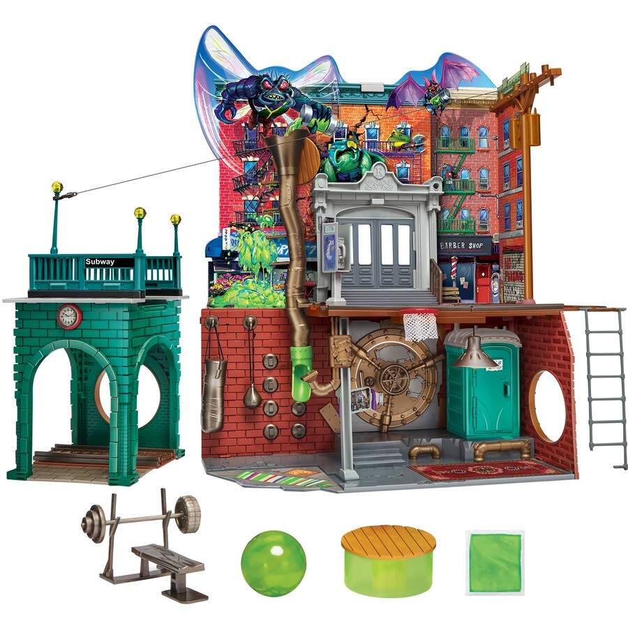 Teenage Mutant Ninja Turtles Action Figures TMNT Movie Sewer Lair Playset