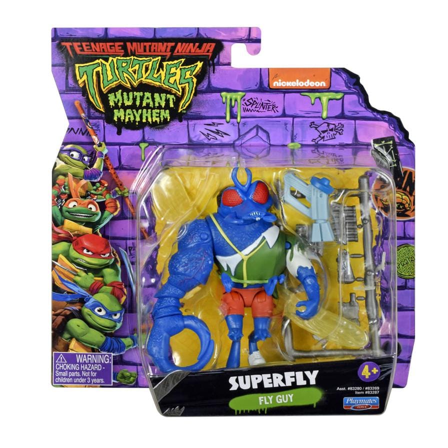 Teenage Mutant Ninja Turtles Action Figures TMNT Superfly Fly Guy Basic Figure