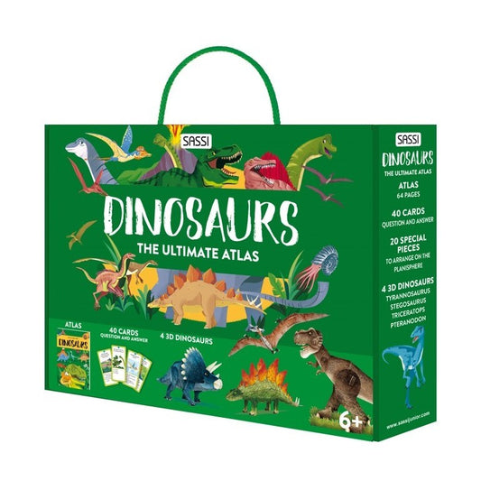 Sassi Junior Puzzle Atlas Standing Figure - Dinosaurs