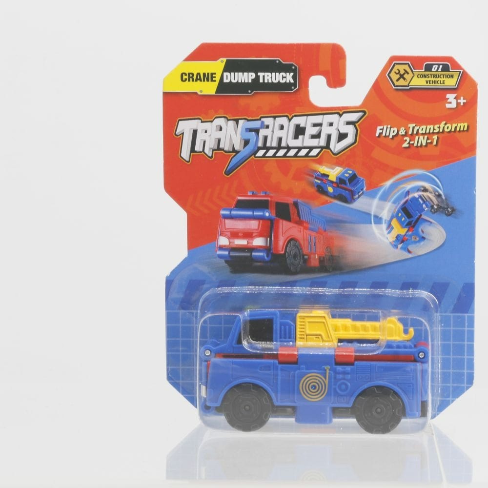 Transracers Car Toys 2-In-1 Transracers Cons Vehicle - Tow Truck & Dump Truck
