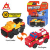 Transracers Car Toys 2-In-1 Transracres - Cons Vehicle - Tractor Shovel & Fire Engine