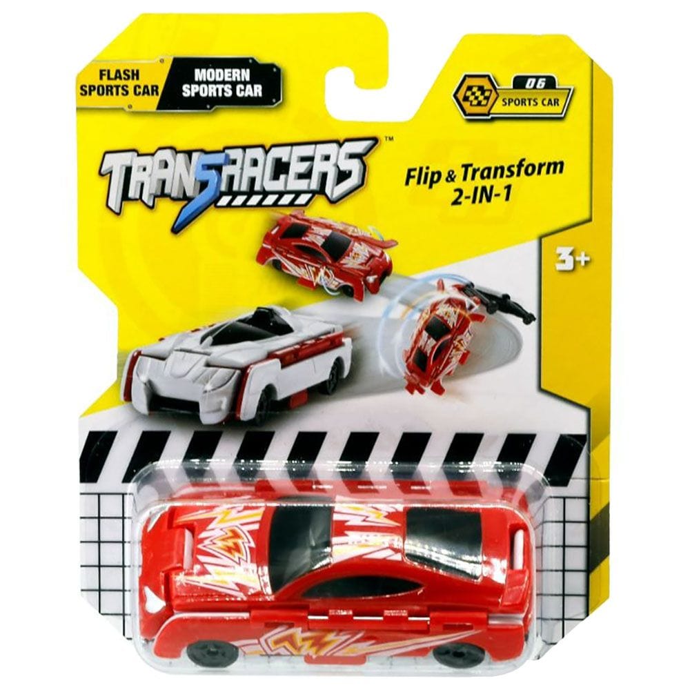 Transracers Car Toys Flame & Muscle Sports Car