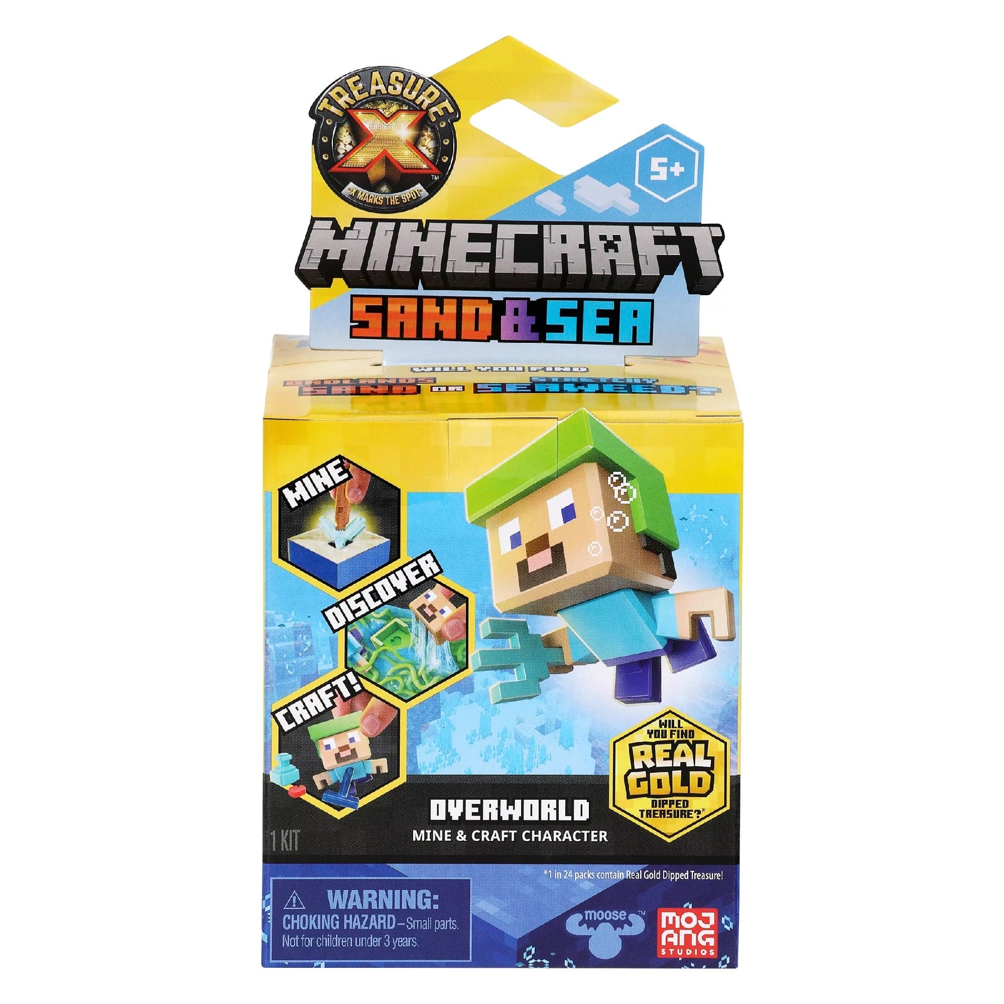 Treasure X Minecraft Sand & Sea Overworld Mine & Craft Character