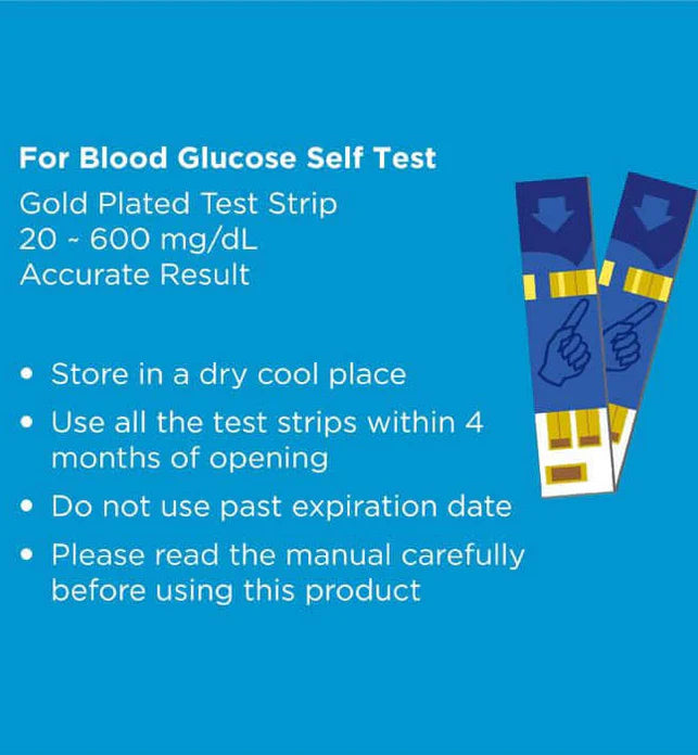 TRISTER Blood Glucose Test Strips Pack of 3 - 50 Pieces Each