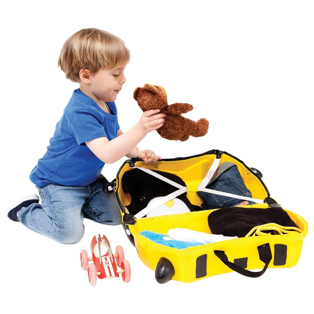 Trunki Bags and Luggages Trunki Bernard Bumble Bee Ride On Suitcase - Yellow