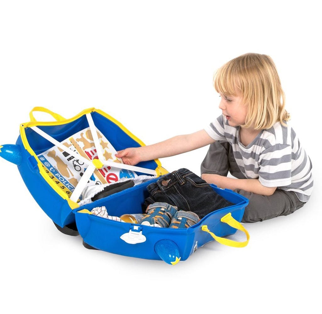 Trunki Bags and Luggages Trunki Percy Police Car Kids Luggage