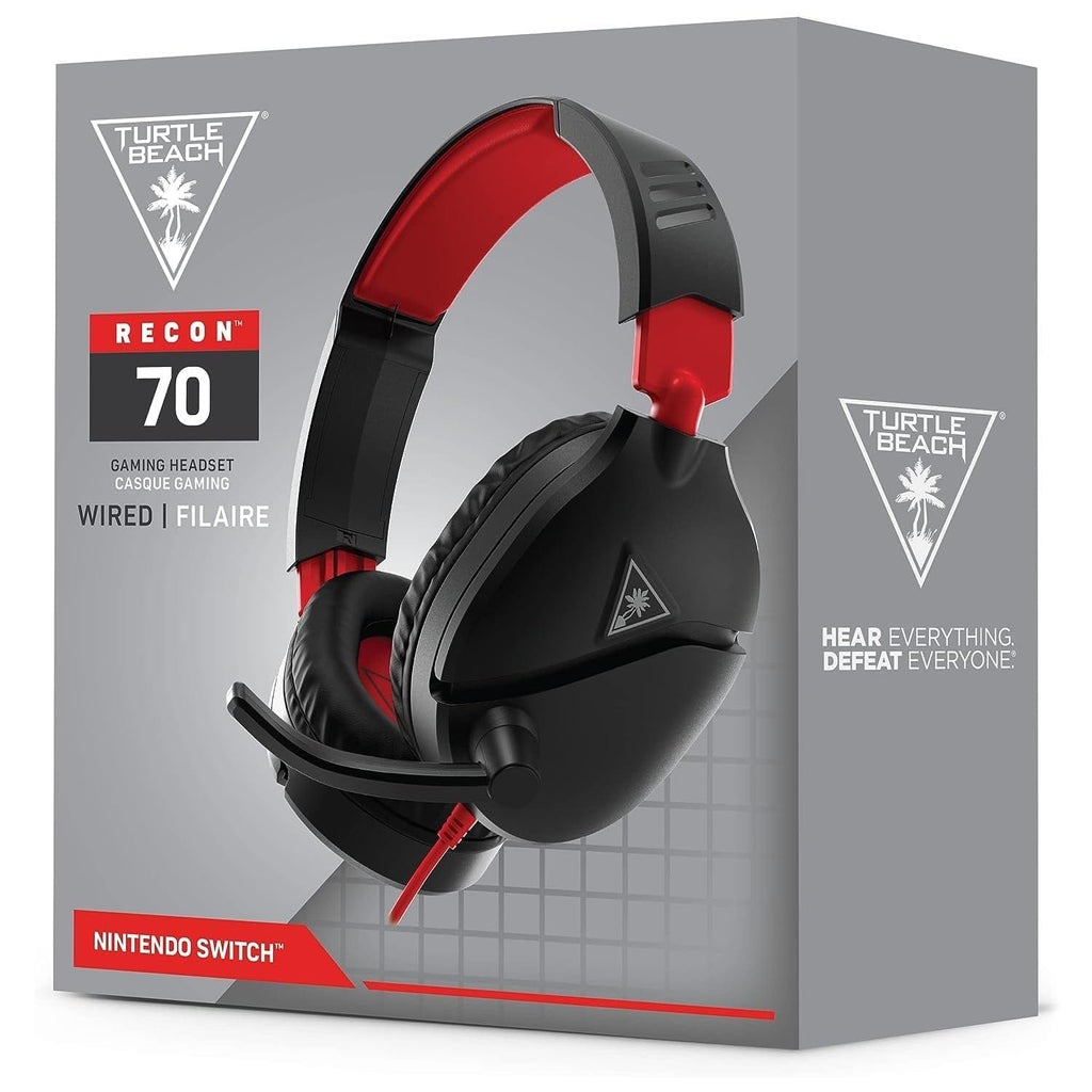 TURTLE BEACH Gaming Turtle Beach Recon 70 Black Gaming Headset Switch