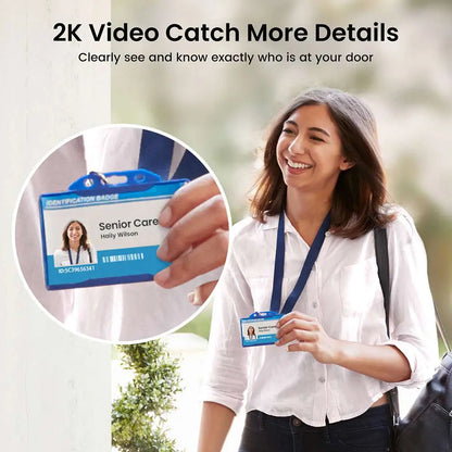 Aosu V8E 3MP Smart Video Doorbell (AS-CAM-VDO-DB-V8E-SE)