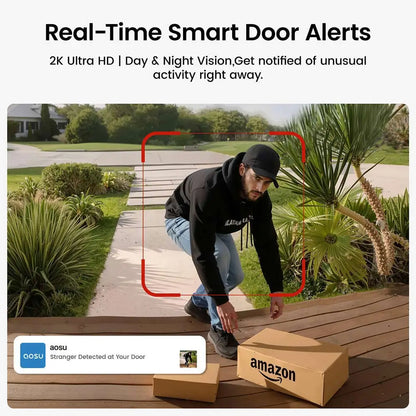Aosu V8P Pro 3MP Smart Video Doorbell (AS-CAM-VDO-DB-V8P-PRO)