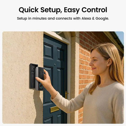 Aosu V8P Pro 3MP Smart Video Doorbell (AS-CAM-VDO-DB-V8P-PRO)